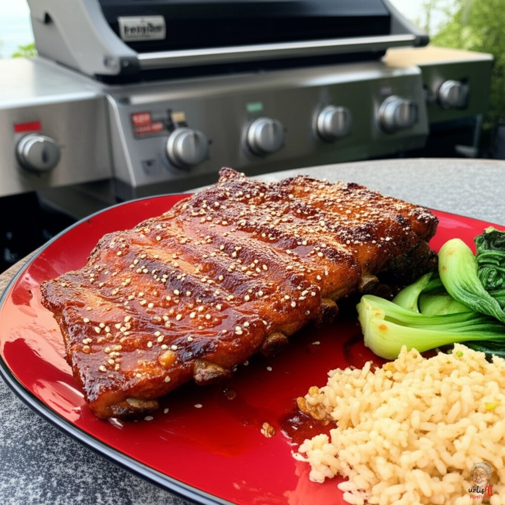 Five Spice Schweinerippchen — Gasgrill