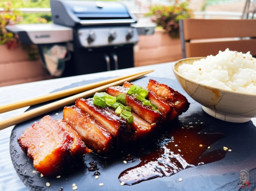 Char Siu Schweinebauch — Gasgrill
