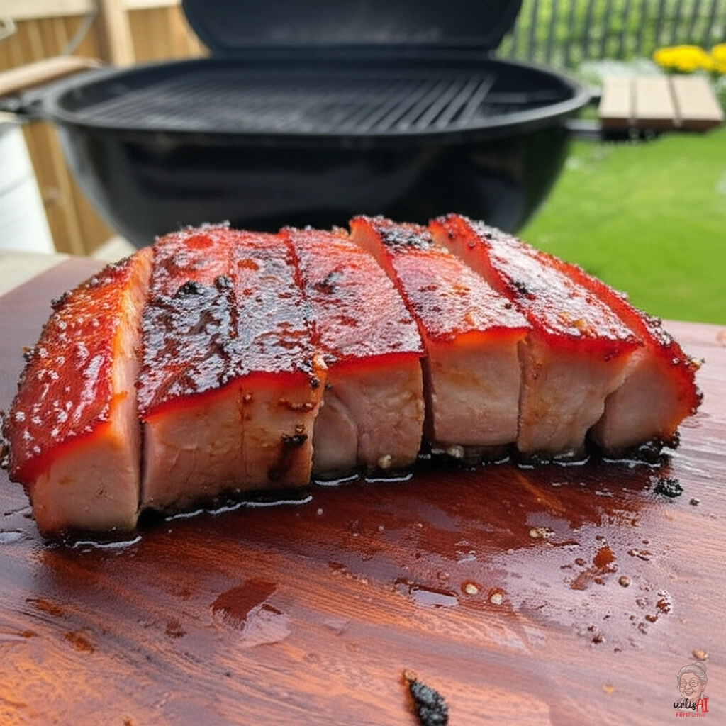 Kantonesische Lackstreifen — Kohlegrill