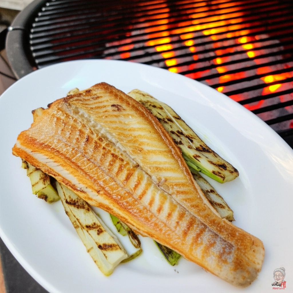 Provenzalische Safrandorade — Kohlegrill