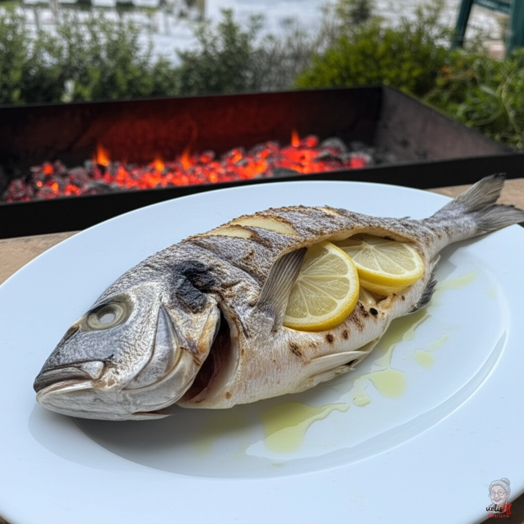 Riviera Zitronendorade — Kohlegrill