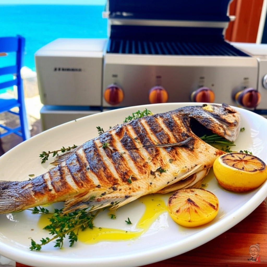 Ägäis Kräuterdorade — Gasgrill