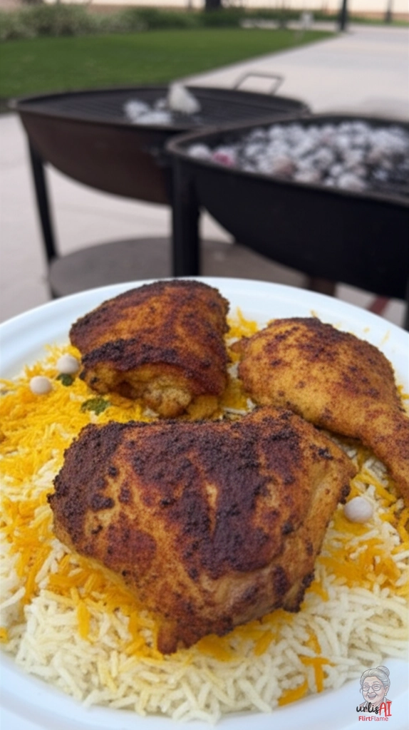 Machboos Gewürzkeulen — Kohlegrill