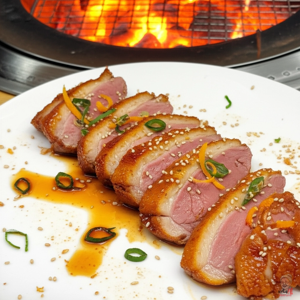 Peking Honigbrust — Kohlegrill