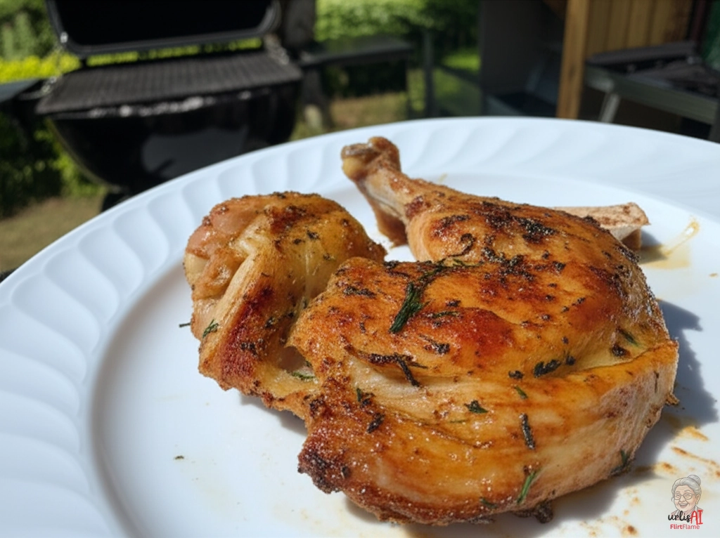 Baltische Dillkeulen — Kohlegrill