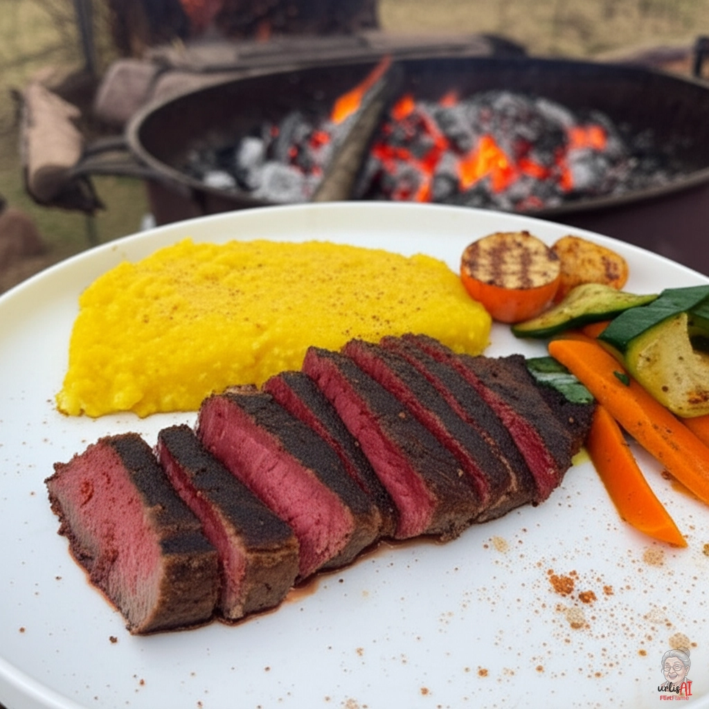 Siswati Paprikasteaks — Kohlegrill
