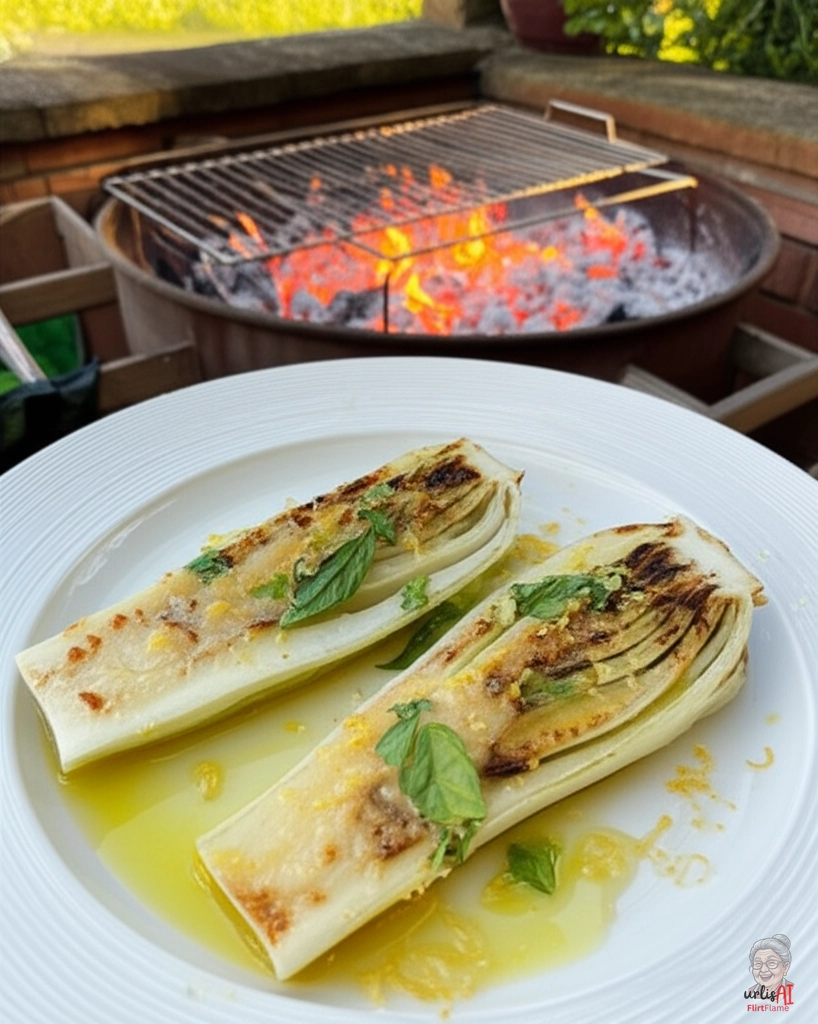 Florentiner Käsefenchel — Kohlegrill