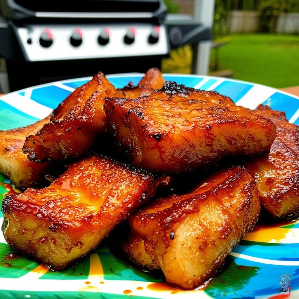Fiji Kokosschwein — Gasgrill