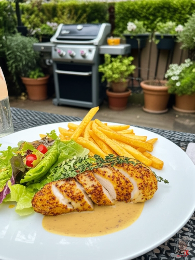 Goldenes Senfpoulet — Gasgrill