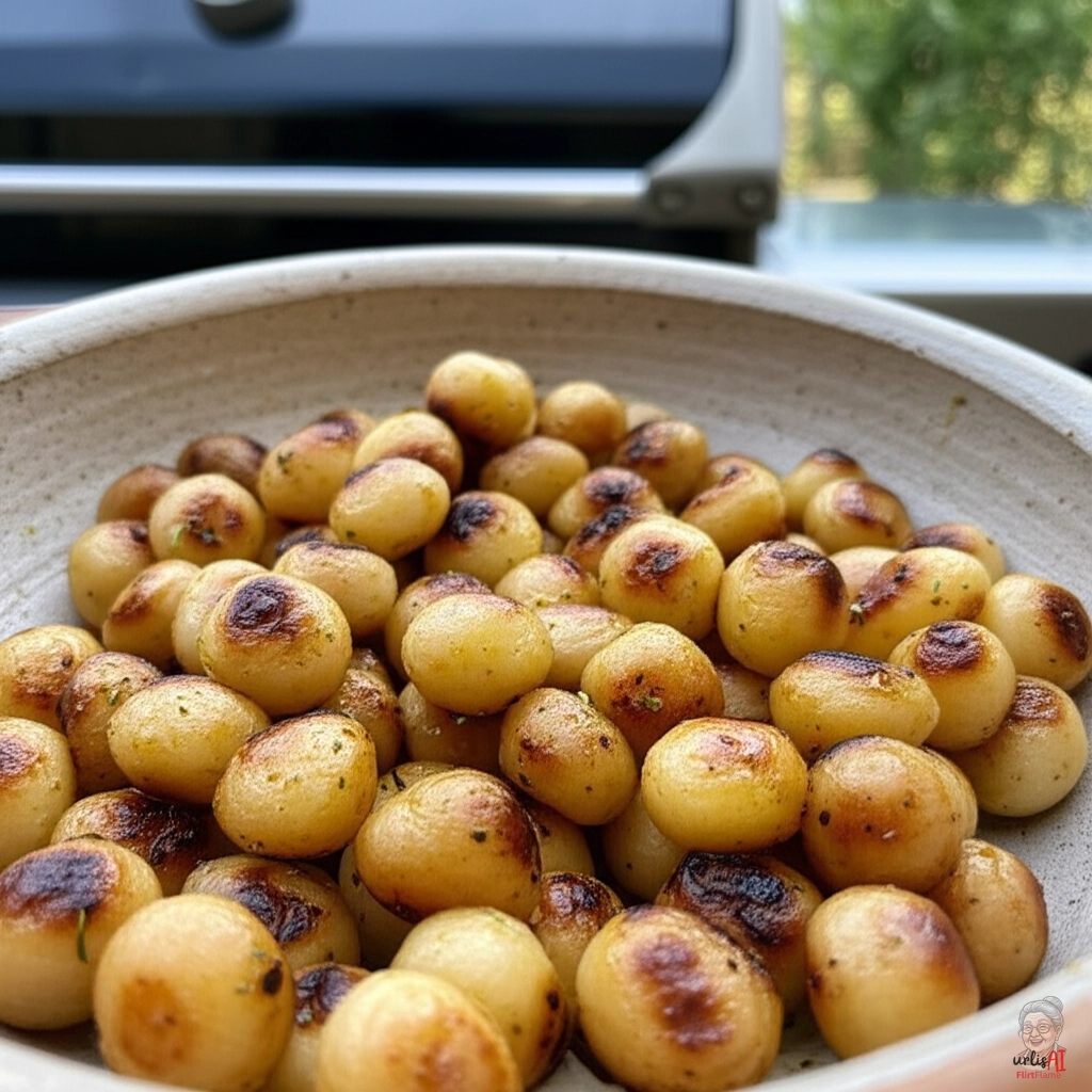 Geröstete Fregolaperlen — Gasgrill