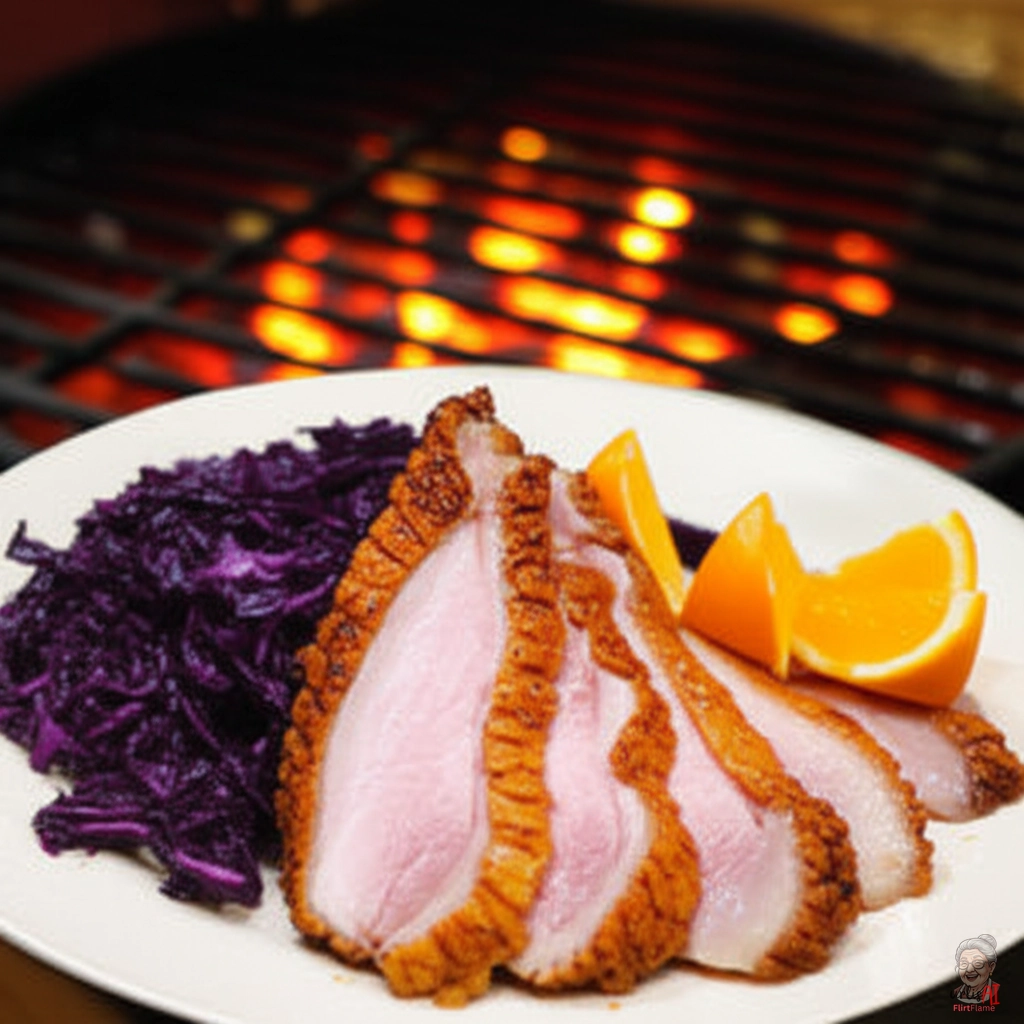 Goldene Festtagsgans — Kohlegrill