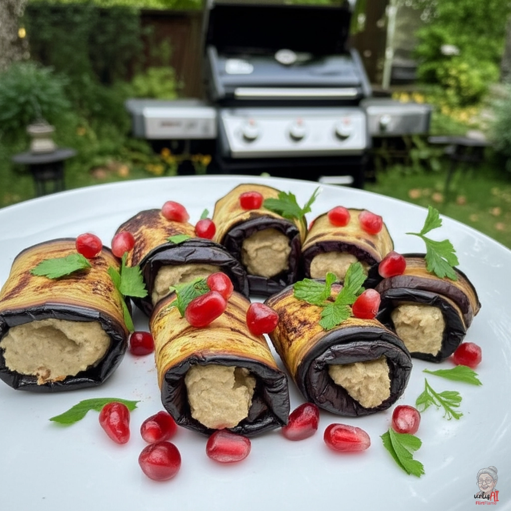 Rauchige Walnussrollen — Gasgrill
