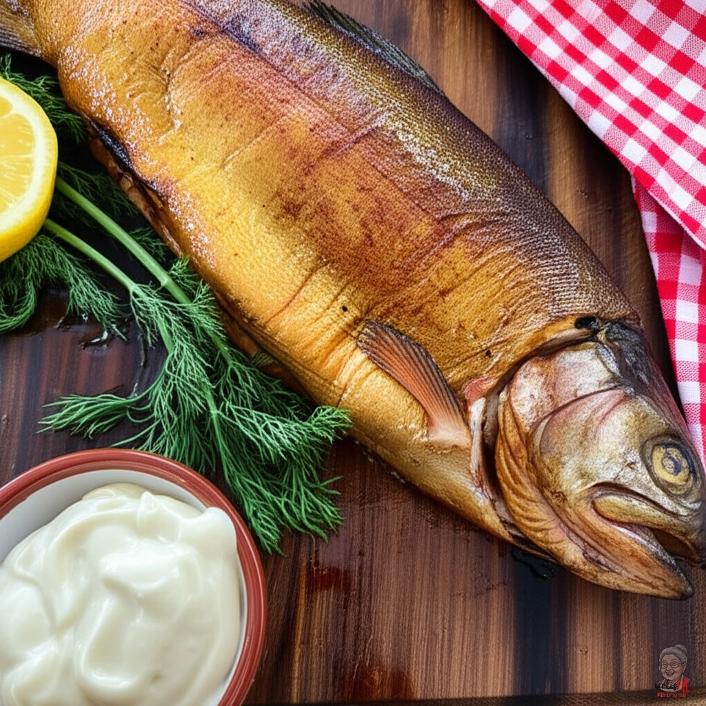 Goldene Wacholderforelle — Smoker
