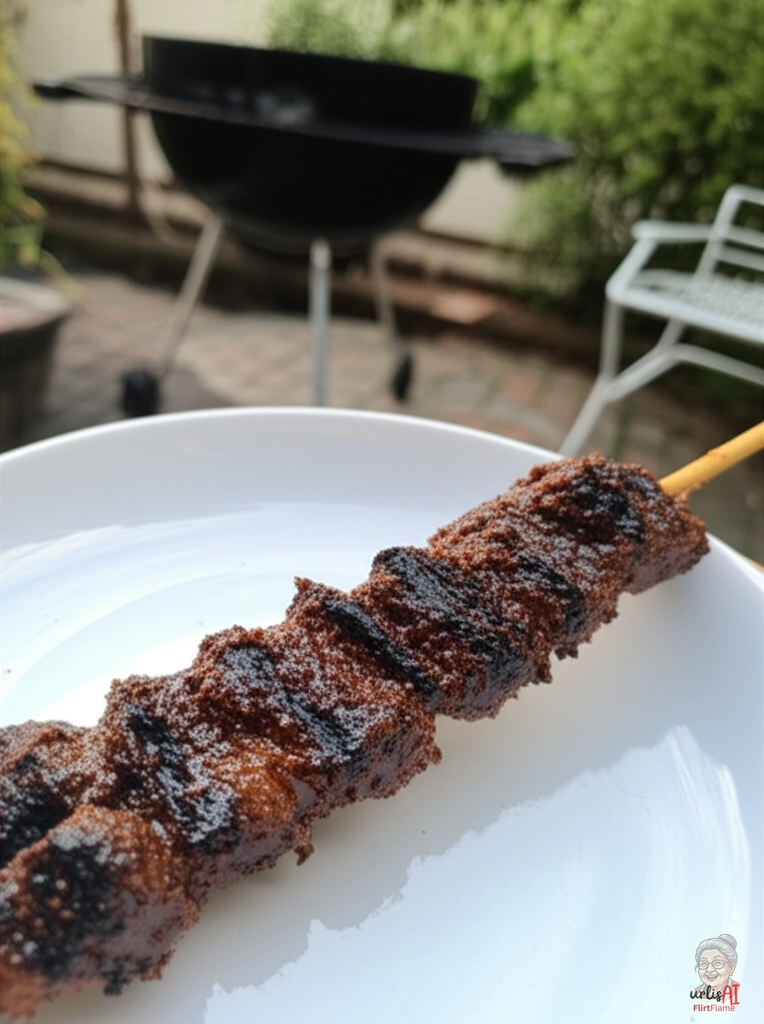 Feurige Gewürzspieße — Kohlegrill