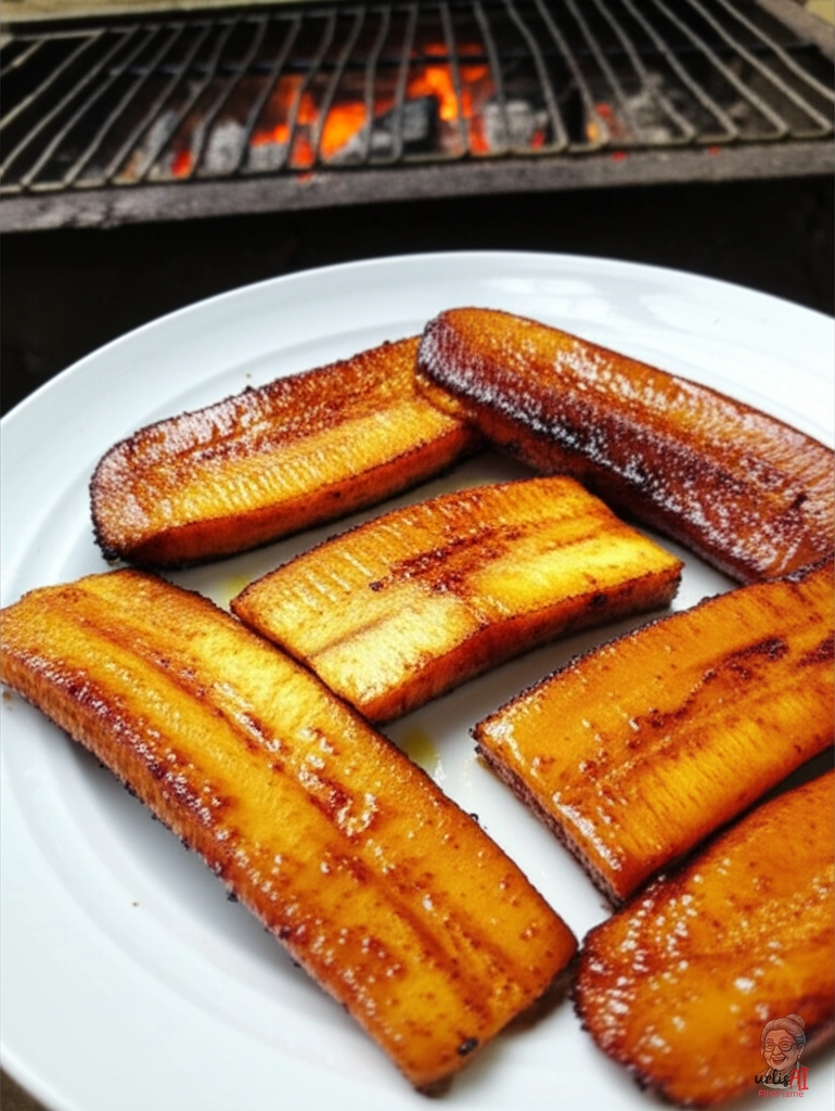 Scharfe Karamellbananen — Kohlegrill