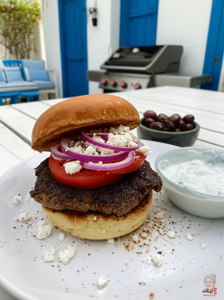 Gyros Smash Burger — Gasgrill