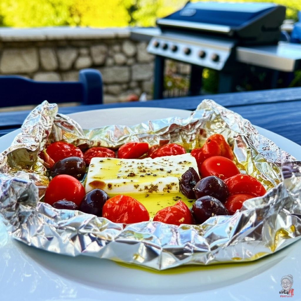 Cremige Feta Päckchen — Gasgrill