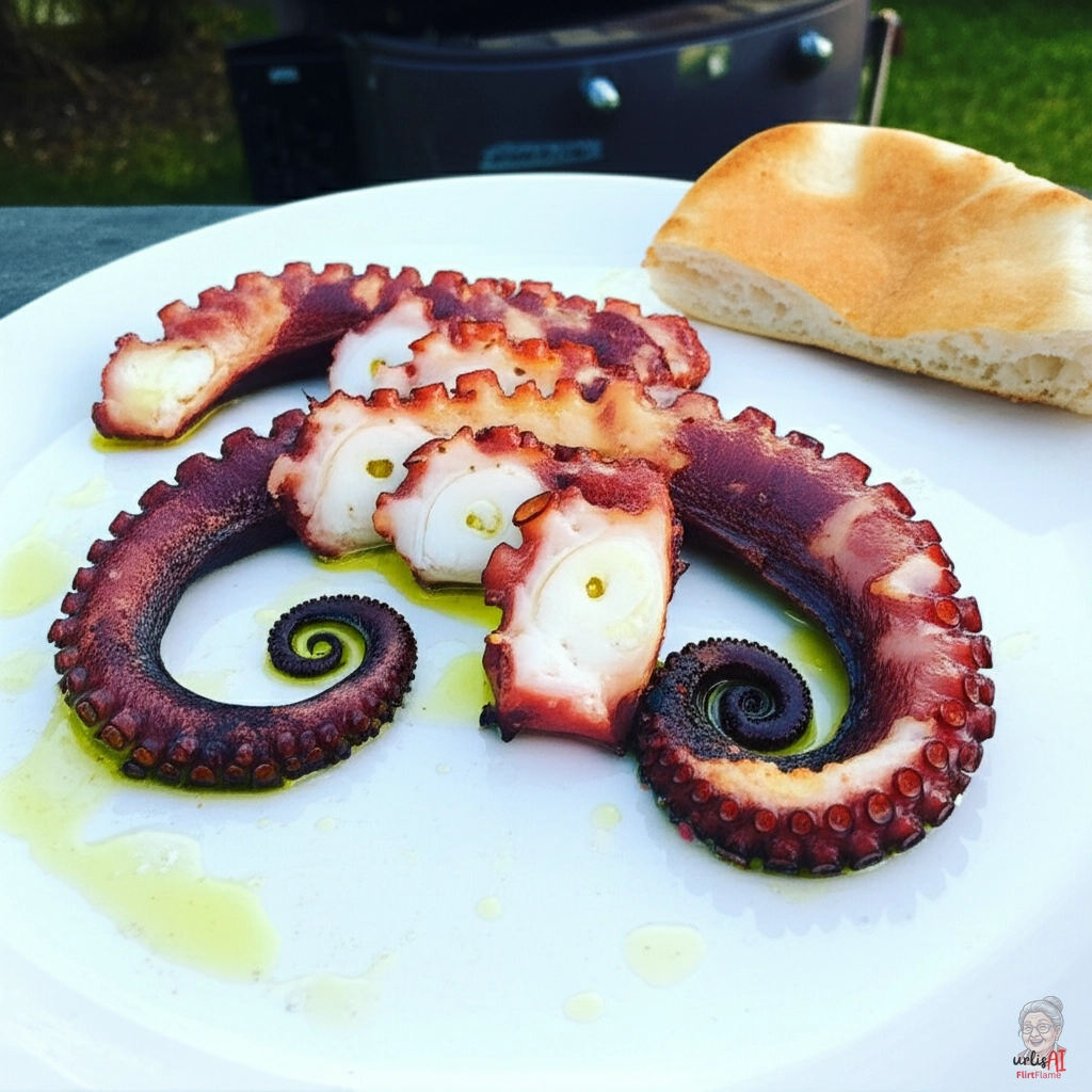Rauchiger Oregano Oktopus — Smoker