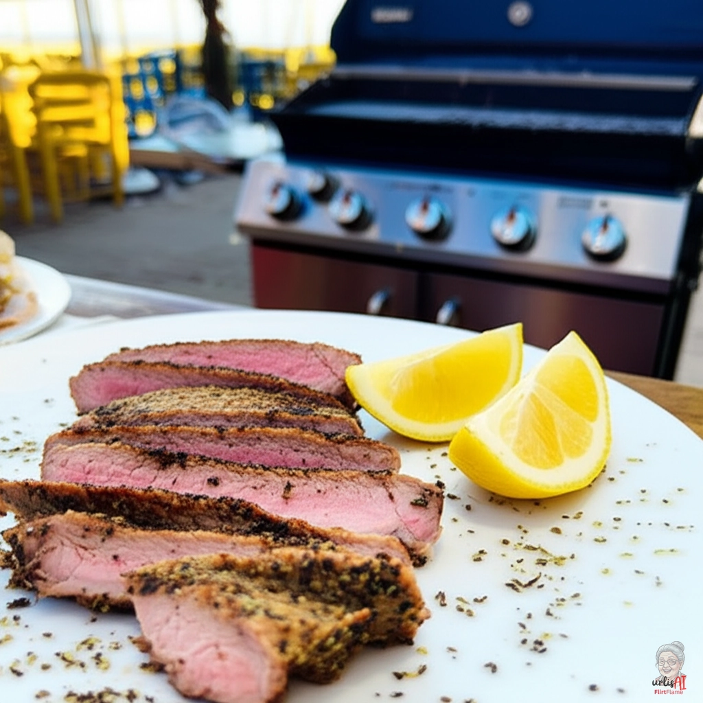 Goldenes Oregano Sirloin — Gasgrill