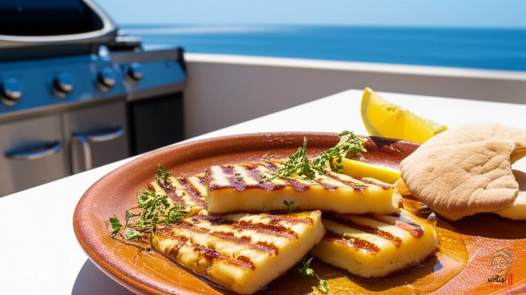Honig Thymian Grillkäse — Gasgrill
