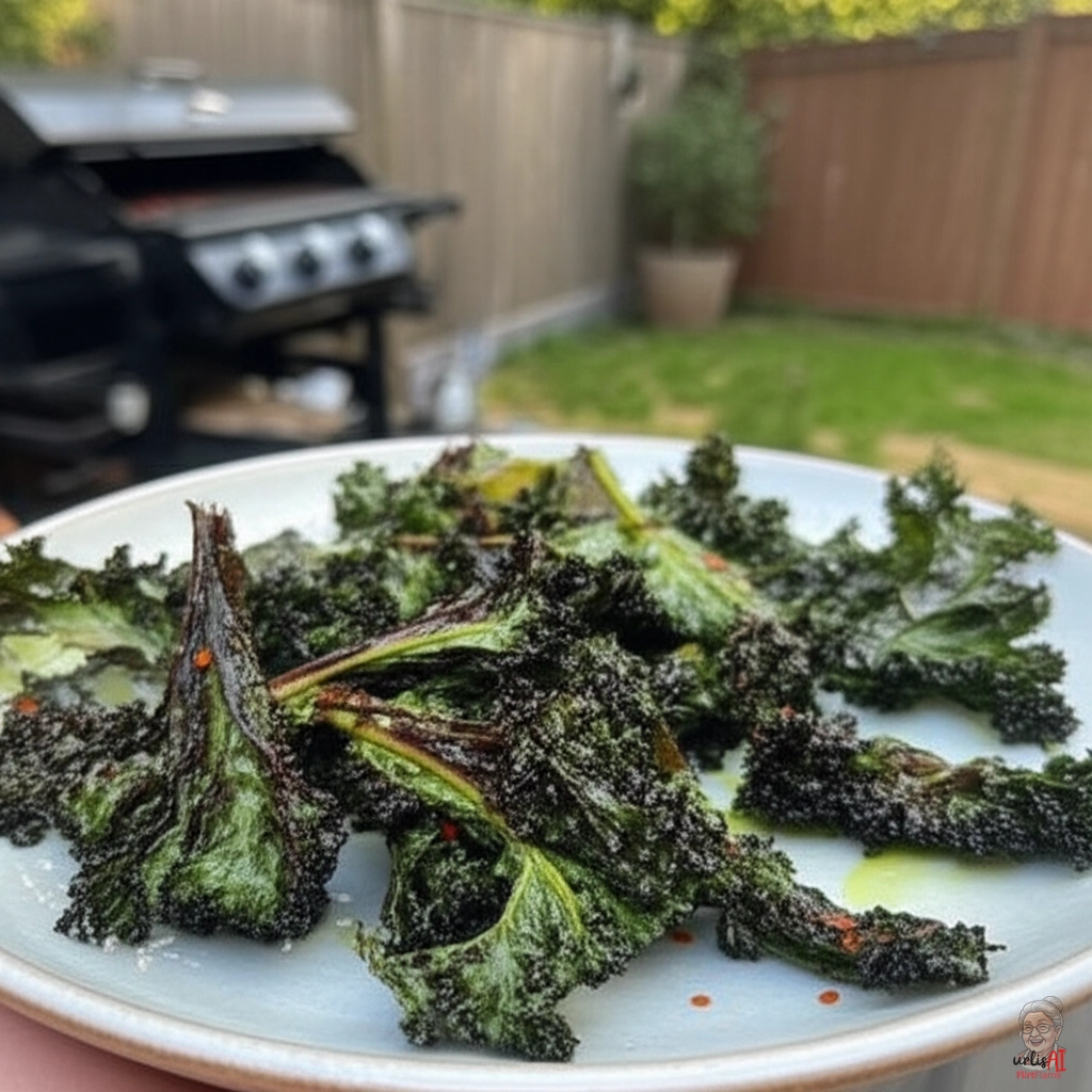 Scharfe Knoblauch Chips — Kohlegrill