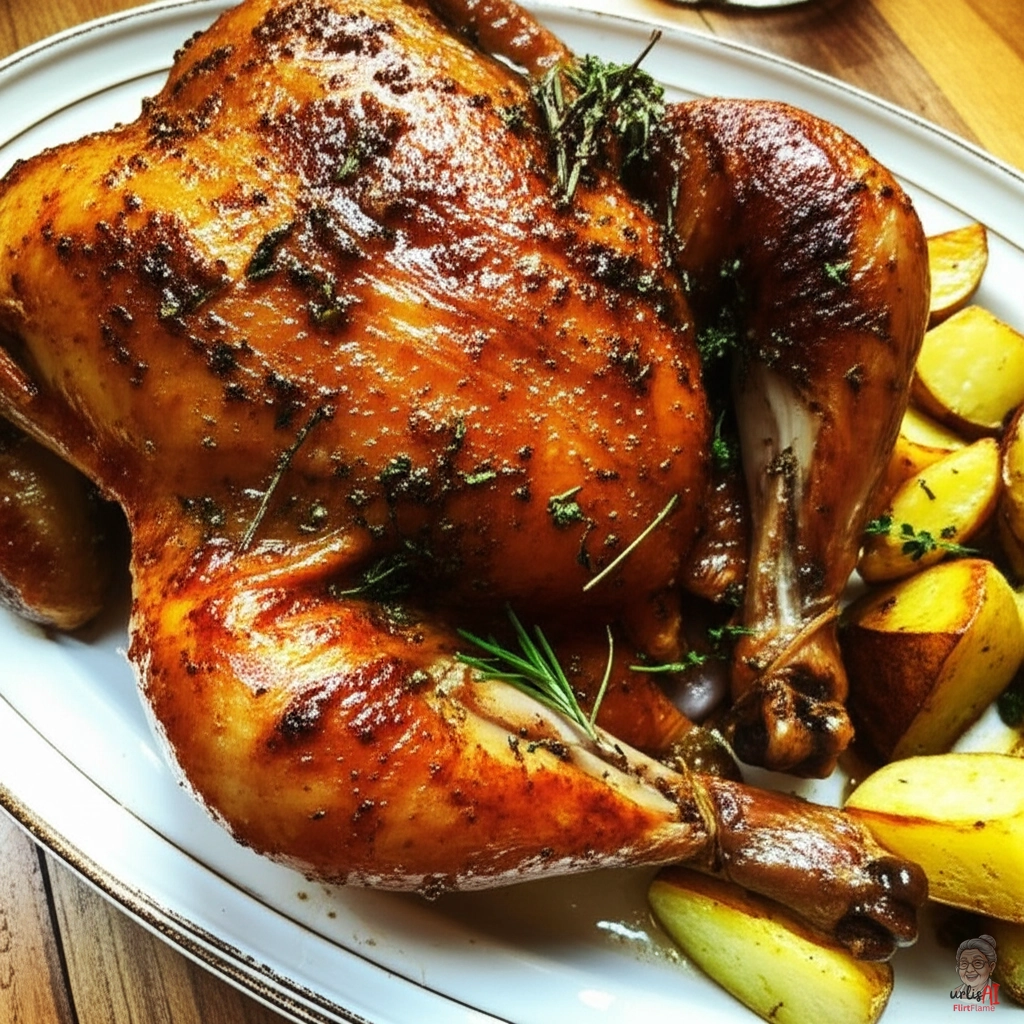Spatchcock Chicken Herb — Smoker