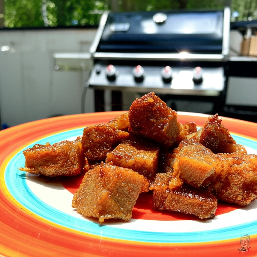 Crispy Zitrus Griot — Gasgrill