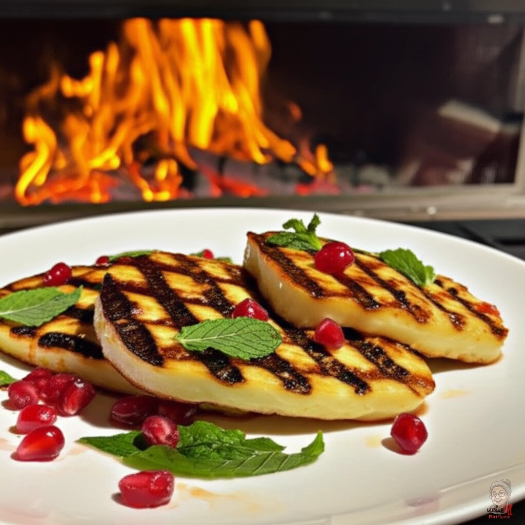 Granatapfel Glut Kebab — Kohlegrill