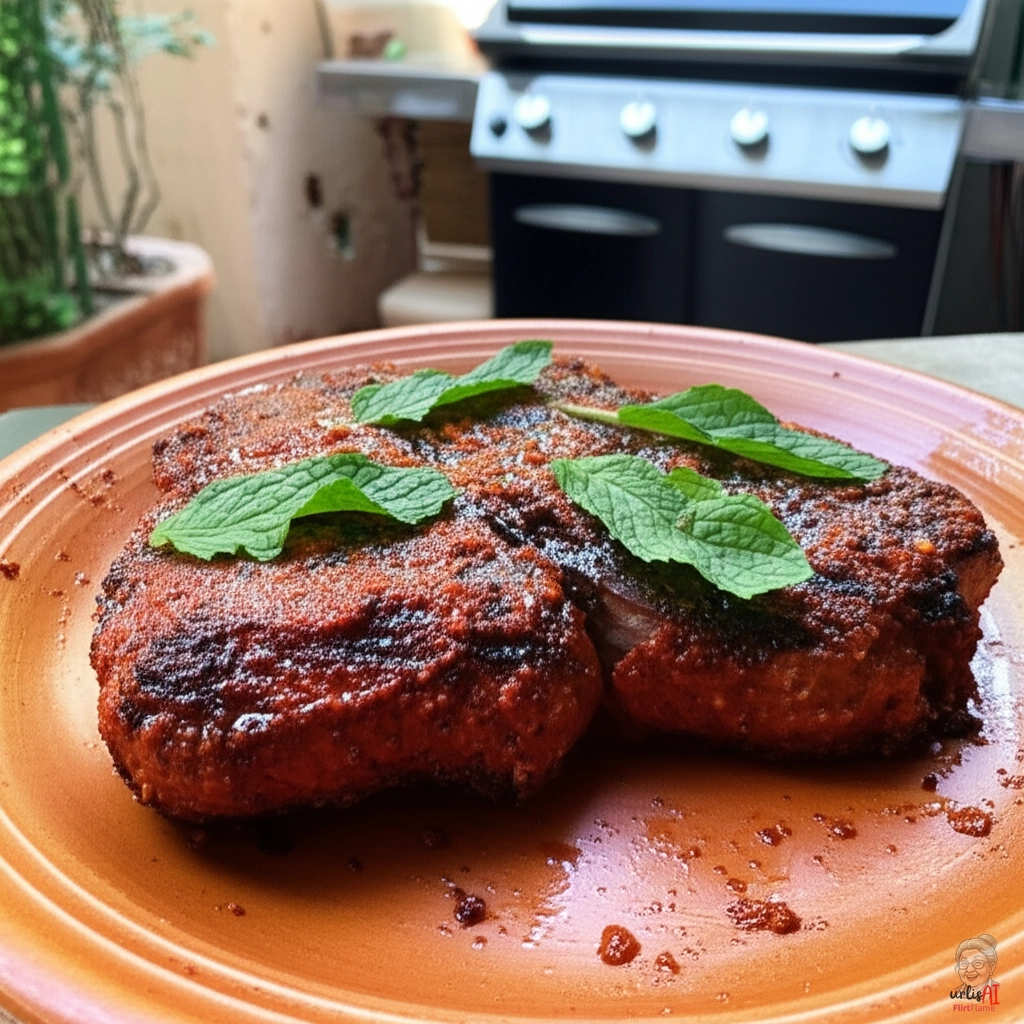 Fiery Harissa Steak — Gasgrill