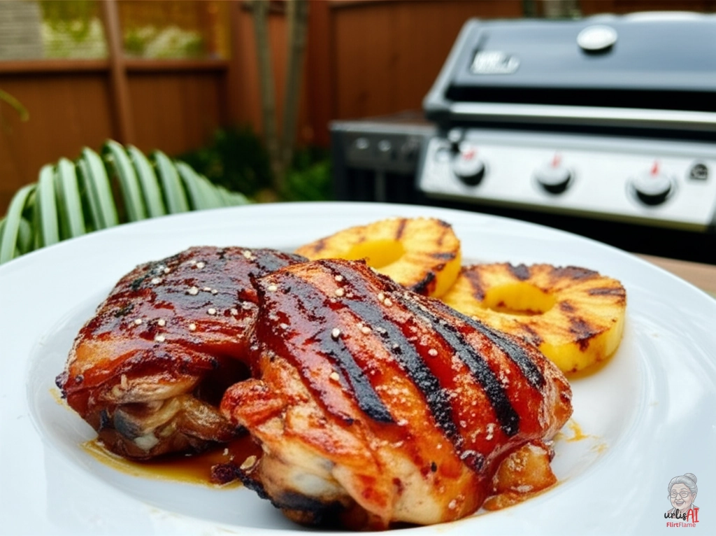 Golden Huli Schenkel — Gasgrill