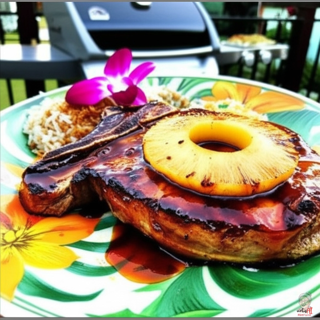 Glazed Teriyaki Koteletts — Gasgrill