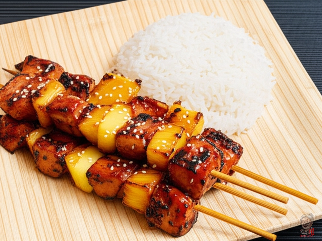 Sticky Teriyaki Spieße — Gasgrill