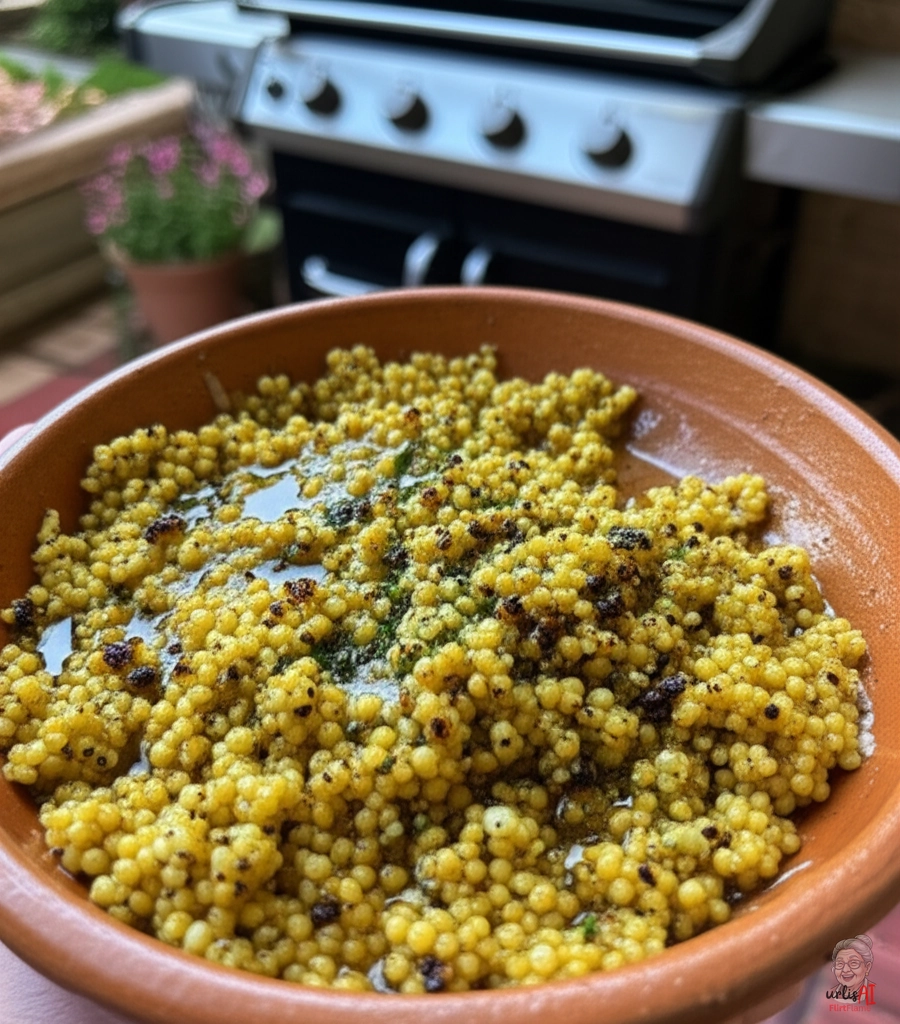Golden Spice Hirse — Gasgrill