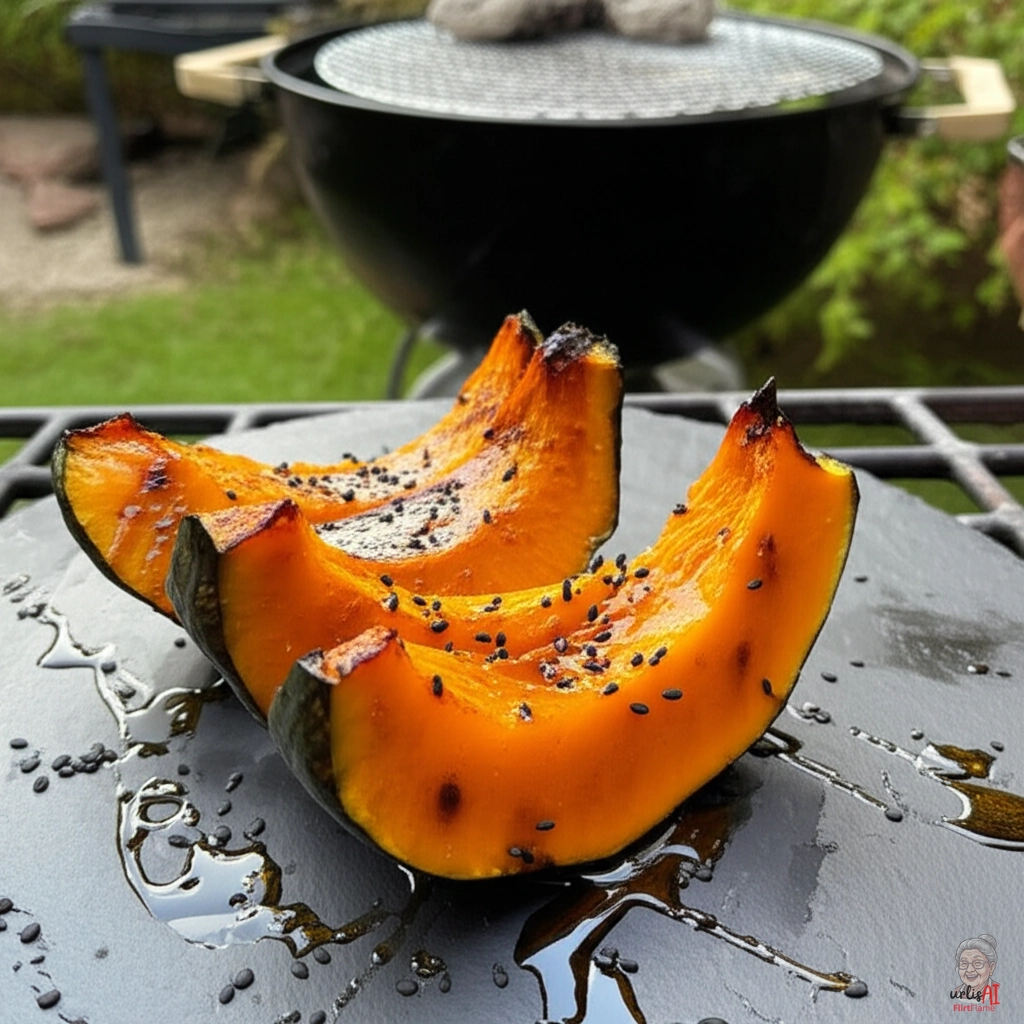 Golden Ginger Kürbis — Kohlegrill