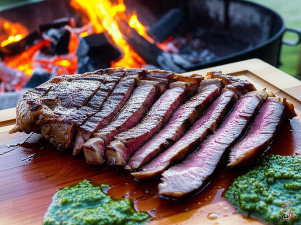 Chimichurri Steaks — Kohlegrill
