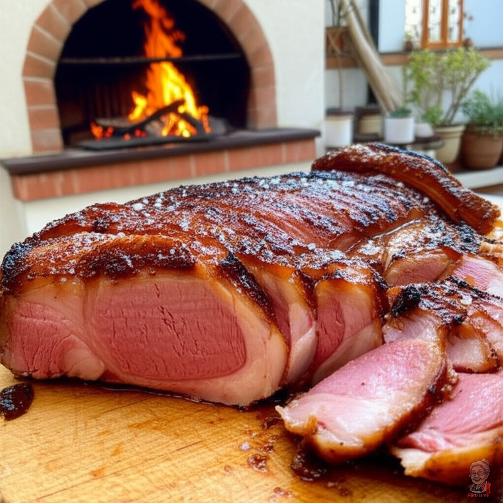 Nussiges Iberico Secreto — Kohlegrill