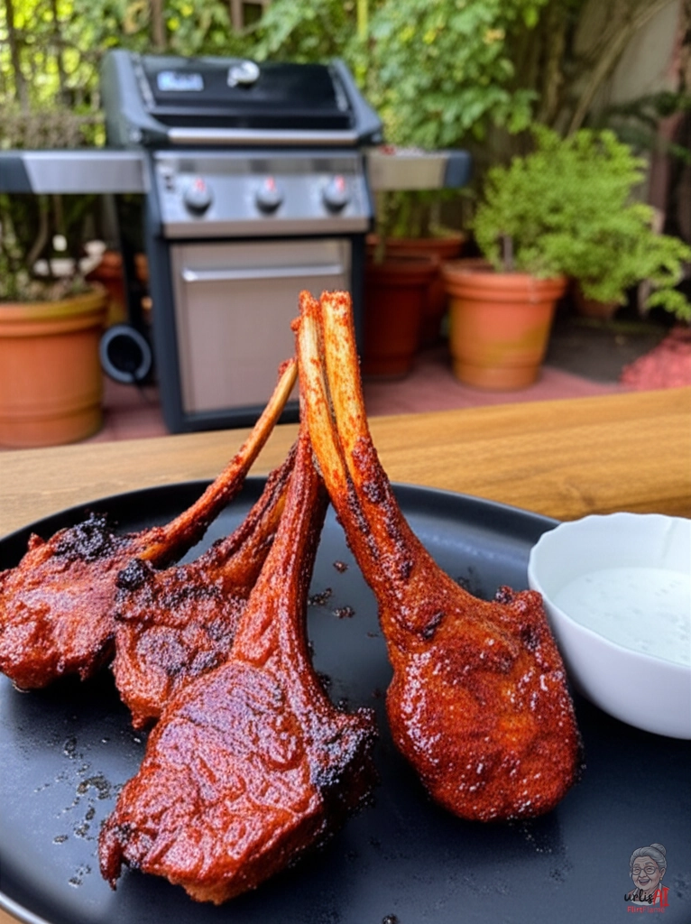 Scharfe Tandoori Chops — Gasgrill