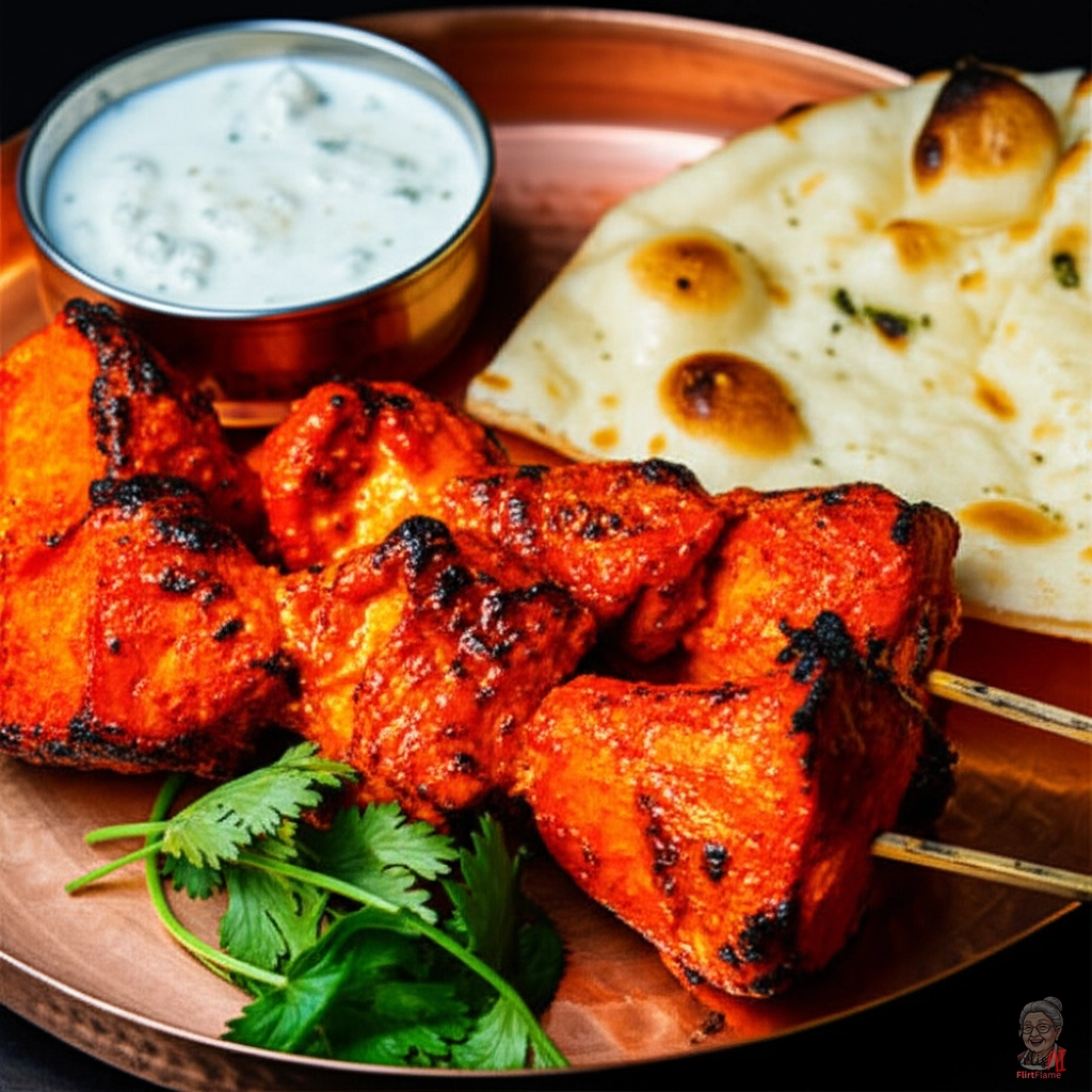 Cremige Tikka Spieße — Gasgrill