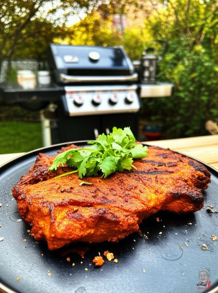 Scharfes Tandoori Steak — Gasgrill