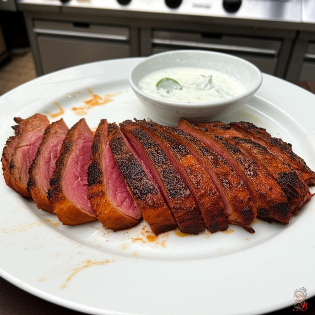 Feuriges Tandoori Sirloin — Gasgrill