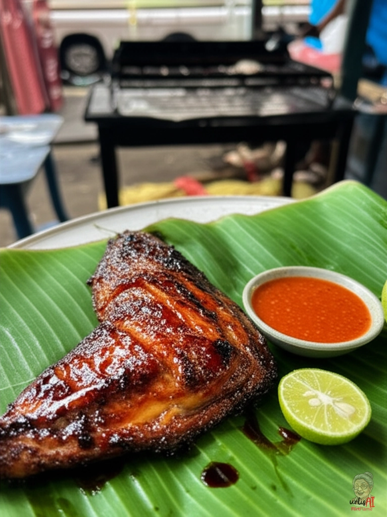 Glasierte Kecap Keulen — Gasgrill