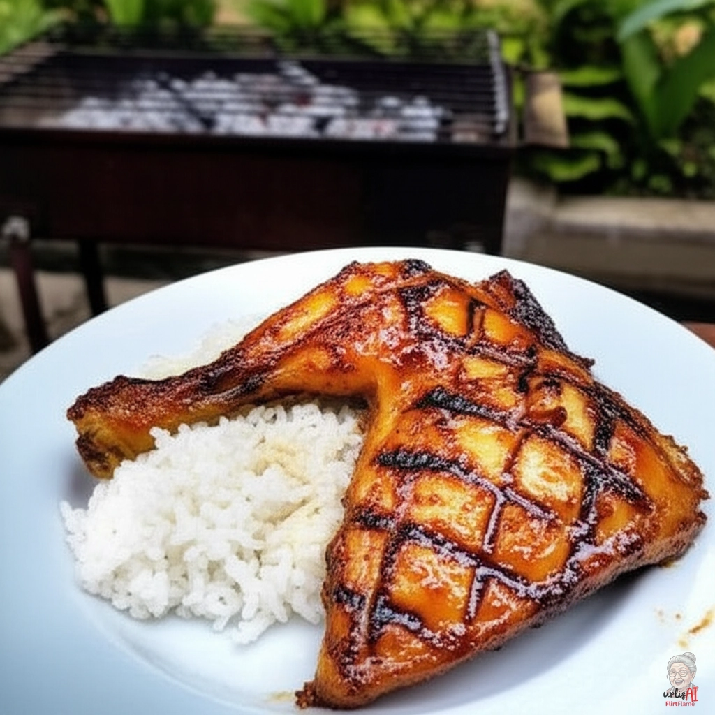 Süße Kecap Rauchschenkel — Kohlegrill