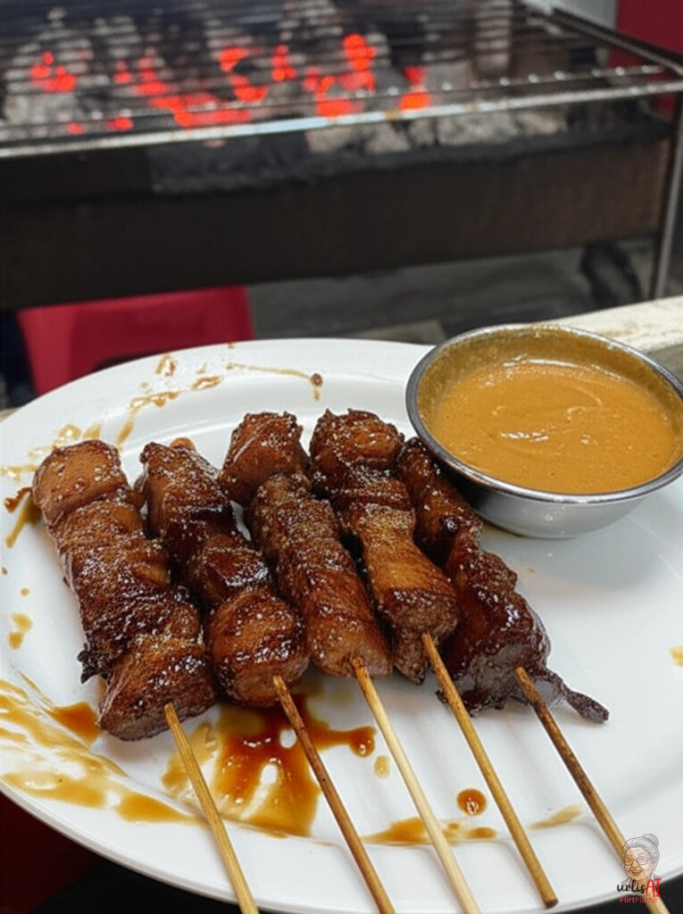 Ingwer Sate Kambing — Kohlegrill