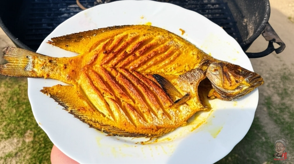 Zitronen Masgouf — Kohlegrill