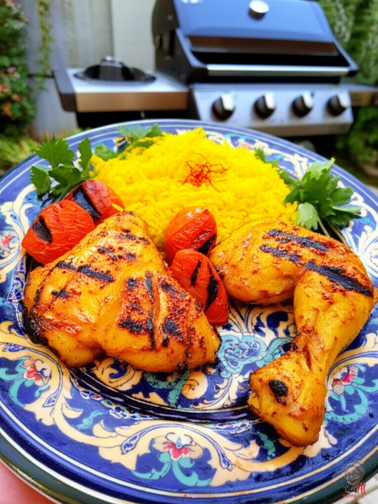 Safran Joojeh Kebab — Gasgrill