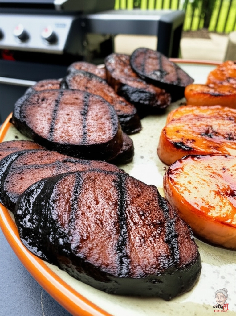 Knuspriges Black Pudding — Gasgrill