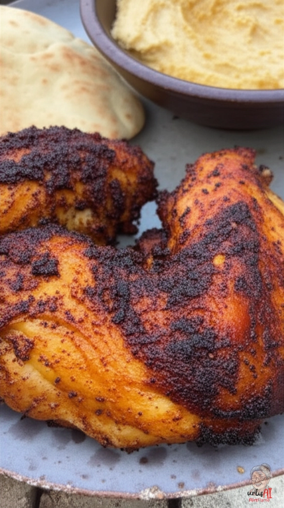 Goldene Gewürzschenkel — Gasgrill
