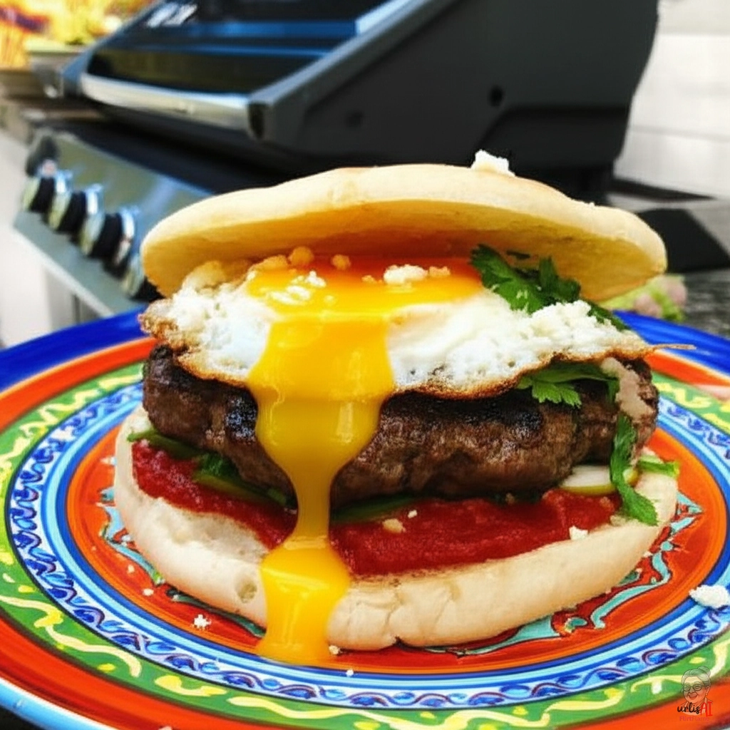 Shakshuka Burger — Gasgrill