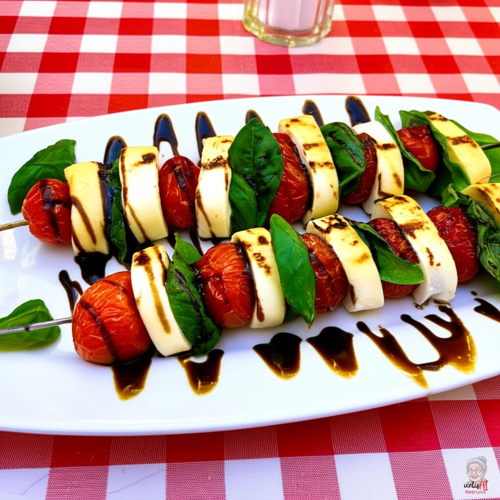 Caprese Grillspieße — Gasgrill