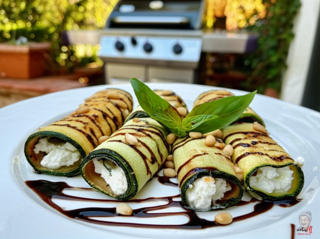 Ricotta Grillröllchen — Gasgrill